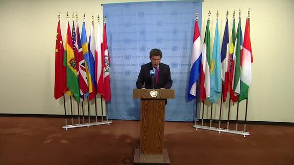 President of Security Council Briefs Press on Situation in Mali
