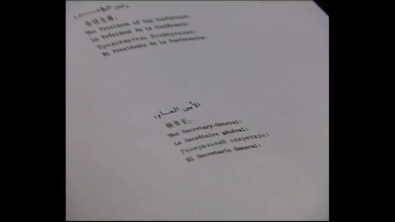 Signing of Final Act of Disarmament Campaign