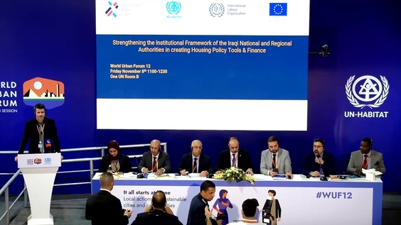 ONE UN 33: Strengthening institutional framework of the Iraqi national and regional authorities (World Urban Forum 12th Session)