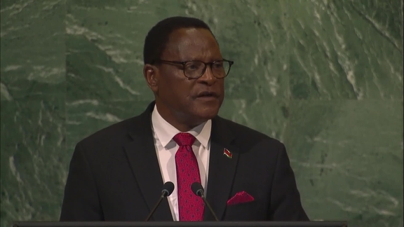 Malawi- President and Minister for Defense Addresses General Debate, 77th Session
