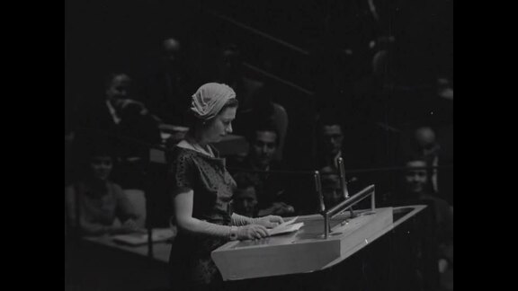 Queen Elizabeth II of England at UN Headquarters - Part 6