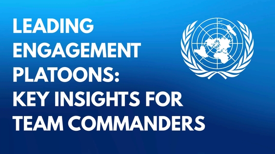 Leading Engagement Platoons: Key Insights for Team Commanders ...