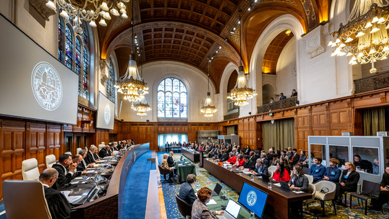 THE HAGUE – The International Court of Justice (ICJ) holds public hearings in the case Belize v. Honduras