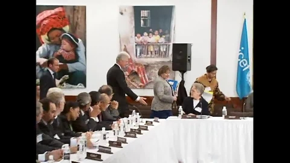 Tsunami: UNICEF House with Bill Clinton and Ann Veneman