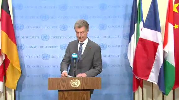 President of Security Council Briefs Press
