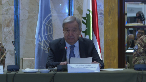 Press Conference: UN Secretary-General, Antonio Guterres in Lebanon