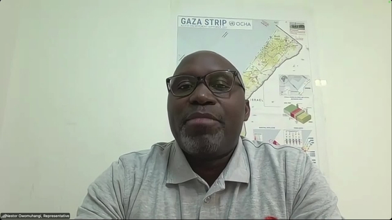 Press Conference: Nestor Owomuhangi (UNFPA) on Gaza Situation