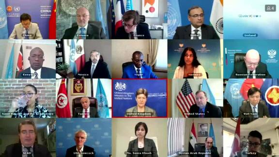 Middle East (Syria) - Security Council Open VTC