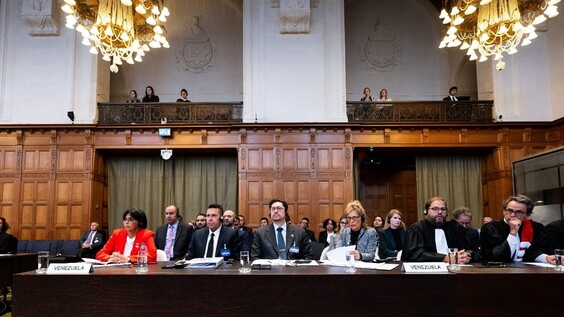 THE HAGUE – The International Court of Justice (ICJ) holds public hearings in the case Guyana v. Venezuela - oral argument of Venezuela