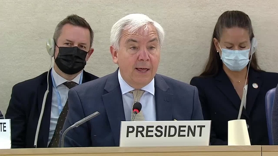 1st Meeting, 34th Special Session of the Human Rights Council