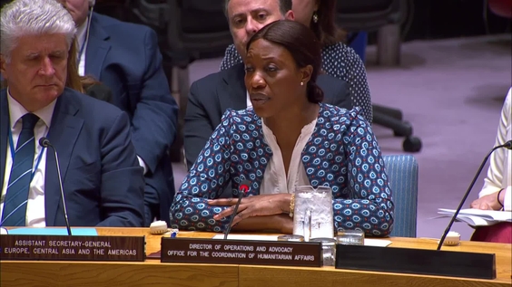 Edem Wosornu (OCHA) on maintenance of peace and security of Ukraine - Security Council, 9940th meeting