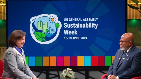 Dennis Francis (President of the General Assembly) on the first-ever UNGA Sustainability Week