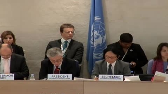 A/HRC/22/L.6/Rev.1 Vote Item:9 - 50th Meeting 22nd Regular Session Human Rights Council