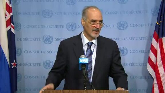 Permanent Representative of Syria Briefs Press