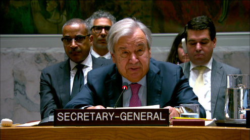UN Secretary-General addresses Middle-East crisis