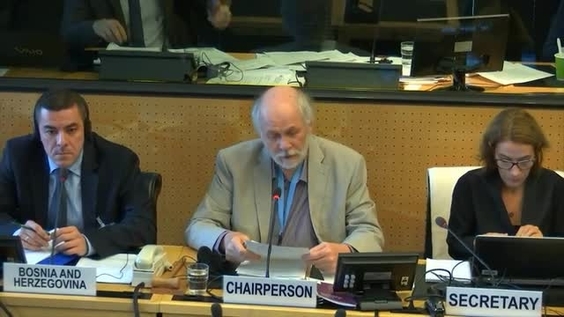 Consideration of Bosnia and Herzegovina (Cont'd) - 181st Meeting 11th Session of Committee on Enforced Disappearances