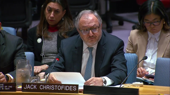 Jack Christofides (GSF) on the question concerning Haiti - Security Council, 10144th meeting