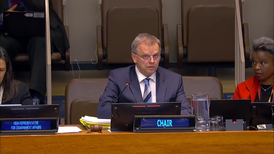 First Committee, 22nd plenary meeting - General Assembly, 78th session
