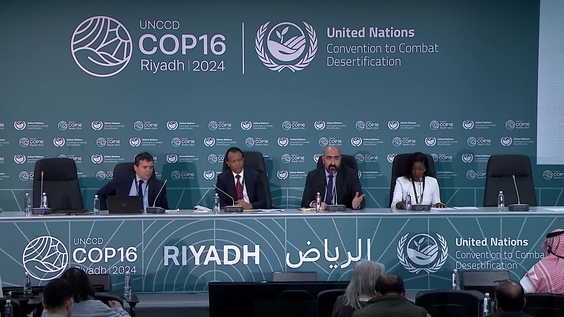 Media Briefing on Drought and Finance  - UNCCD COP16