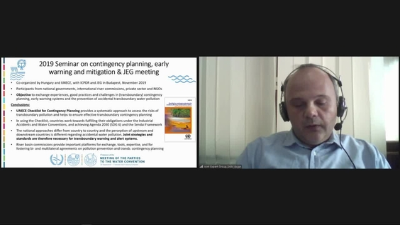 5th Meeting, 9th Session of Meeting of the Parties to the Water Convention