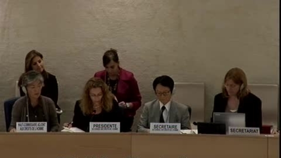 President (Closing Remarks), 21st Session of the Human Rights Council
