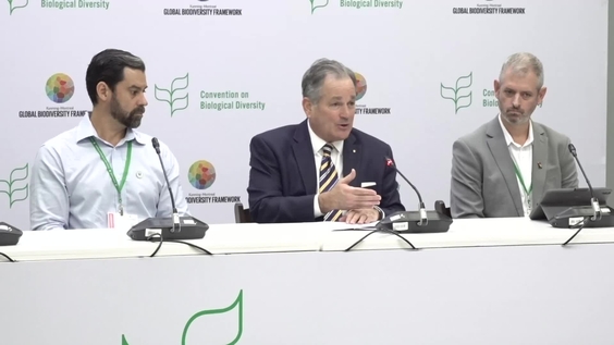 Press Conference organized by the Government of Panama (SB8J)