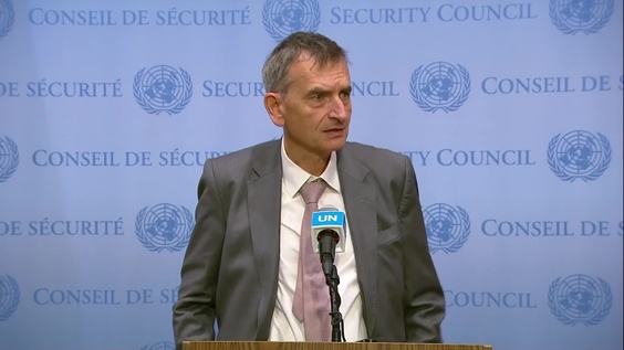 Volker Perthes (UNITAMS) on the situation in Sudan - Security Council Media Stakeout