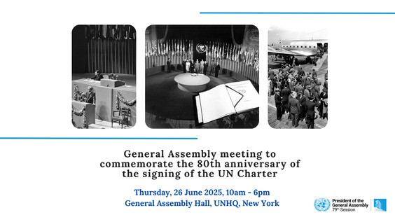 (Part 2) Commemoration of the 80th anniversary of the signing of the UN Charter - General Assembly, Informal Plenary meeting, 79th session
