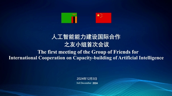 The first meeting of the Group of Friends for International Cooperation on Capacity-building of  Artificial Intelligence