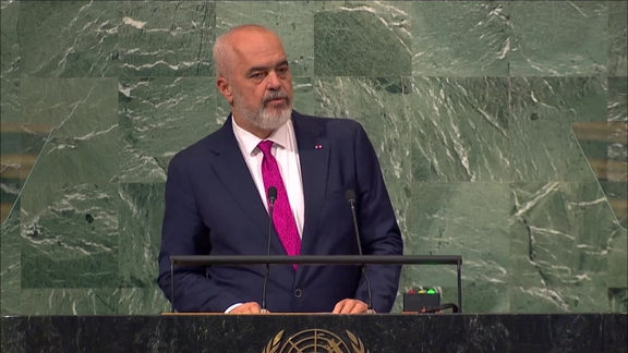 Albania - Prime Minister Addresses General Debate, 77th Session