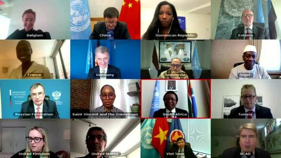 Outcome of Vote in connection w/ UNDOF - Security Council Open VTC