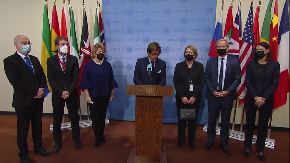 France, Germany, Ireland, Estonia, Albania, Norway and EU on Ukraine- Security Council Media Stakeout