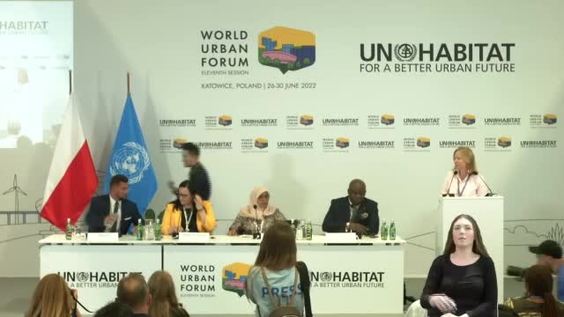 Launch of the World Cities Report 2022: Press Conference Centre - World Urban Forum 11th Session