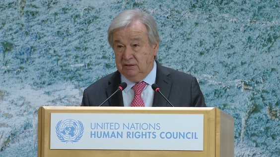 António Guterres (UN Secretary-General), High-Level Segment - 1st Meeting, 61st Regular Session Human Rights Council