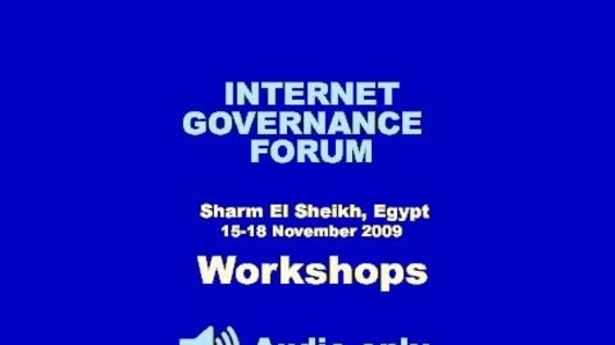 Workshop 96, 4th meeting of the Internet Governance Forum