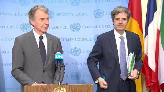 Representatives of Germany and France Brief Press