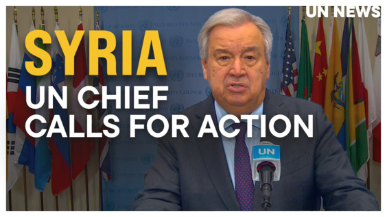 UN Chief Calls for Action on Syria