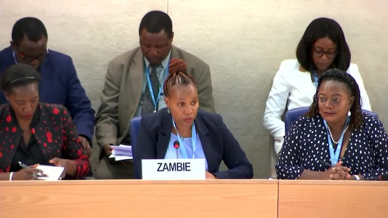 Zambia, UPR Report Consideration - 28th Meeting, 53rd Regular Session of Human Rights Council