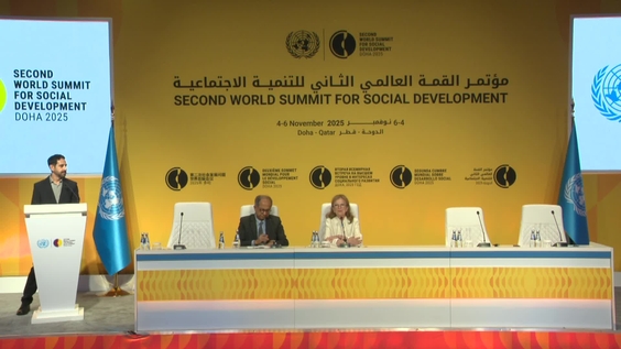 Press Conference: Beyond GDP: Measures that value people and planet - Second World Summit for Social Development (Doha, Qatar 4-6 November 2025)