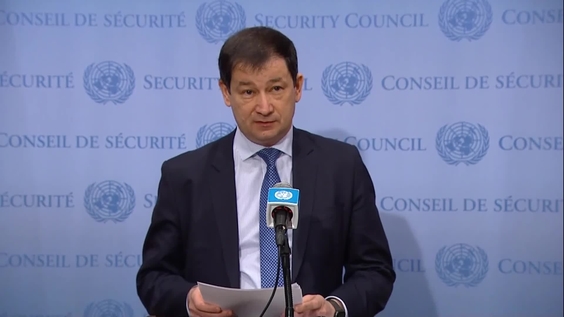 Dmitry Polyanskiy (Russia) on Ukraine and USA - Security Council Media Stakeout