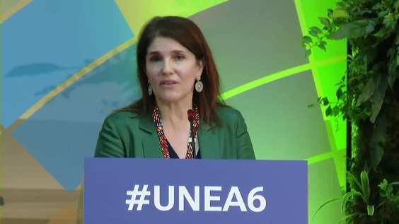 Paula Narváez (ECOSOC) at High-Level Segment & National Statements - Sixth Session of the UN Environment Assembly