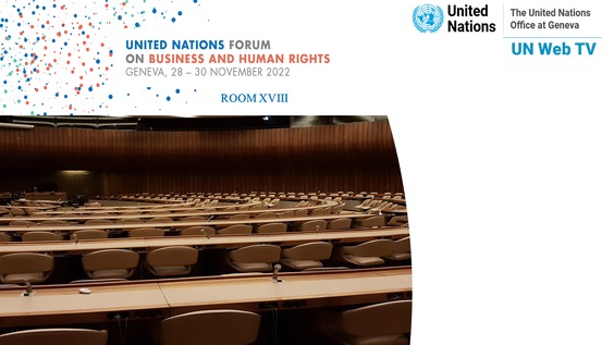Afternoon Session - Day 3 (Room XVIII) Forum on Business and Human Rights 2022