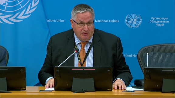Andrew Saberton (UNFPA) on his recent visit to Gaza and the West Bank- Press Conference