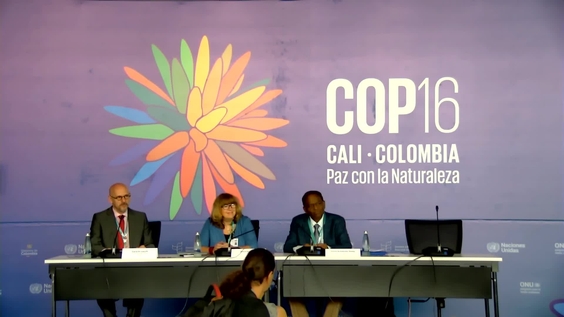 SBI-5 Opening Press Conference at COP16 – United Nations Biodiversity Conference 2024