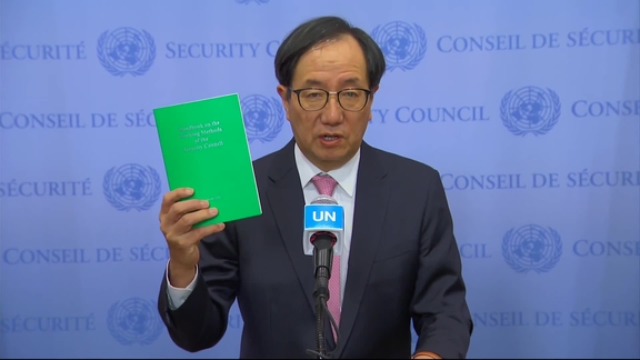 Yamazaki Kazuyuki (Japan) on the adoption of Revised Presidential Note 507 - Security Council Media Stakeout