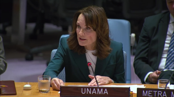 Georgette Gagnon (UNAMA) on the situation in Afghanistan - Security Council, 10165th meeting