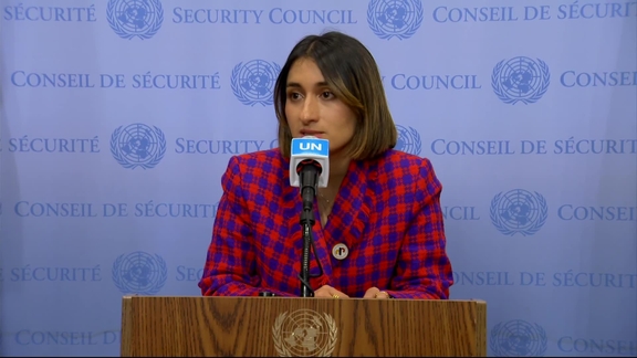 Laura Sarabia (Colombia) on the UN Verification Mission in Colombia - Security Council Media Stakeout