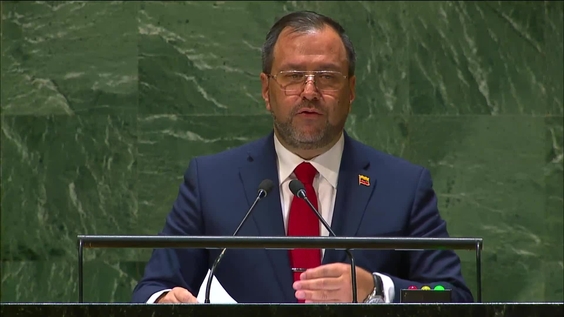 Venezuela - Minister of the People&#039;s Power for Foreign Affairs Addresses General Debate, 78th Session