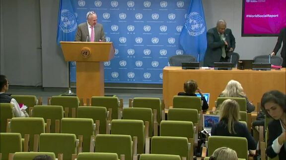 Press Briefing on 2020 World Social Report