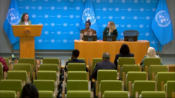 Nyaradzayi Gumbonzvanda (UN Women) and Sarah Hendricks (UN Women) on ...